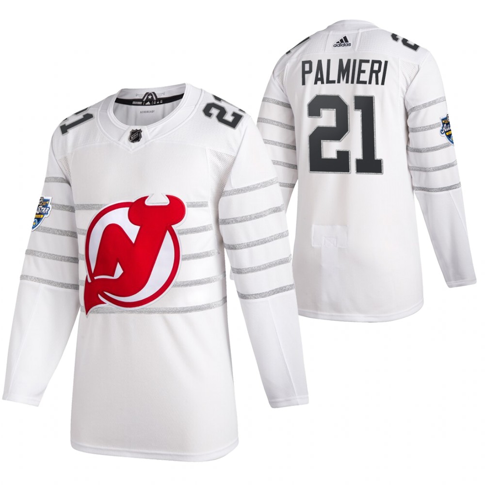 2020 NHL All-Star Game New Jersey Devils Kyle Palmieri White Authentic Men's Jersey