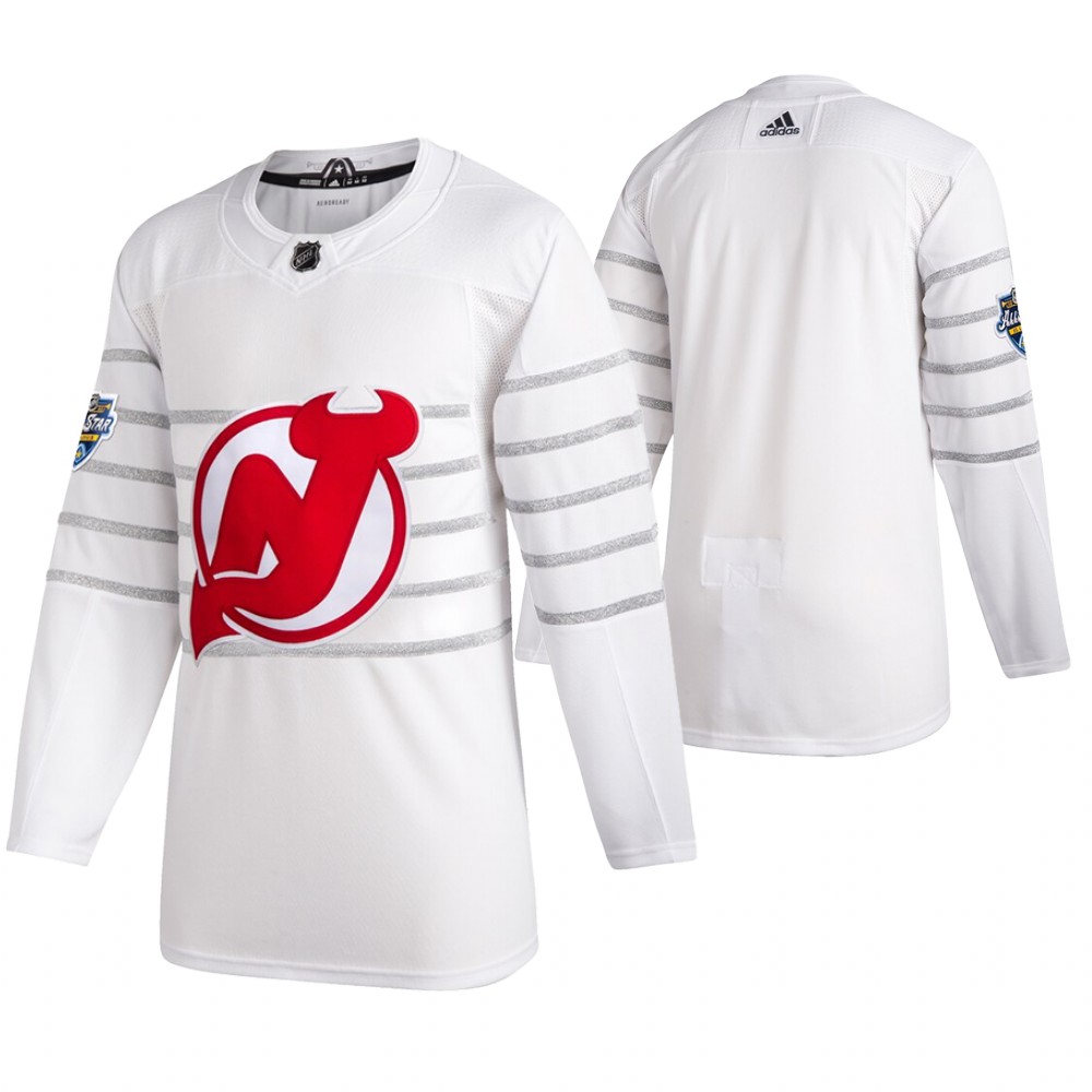 2020 NHL All-Star Game New Jersey Devils White Authentic Men's Jersey