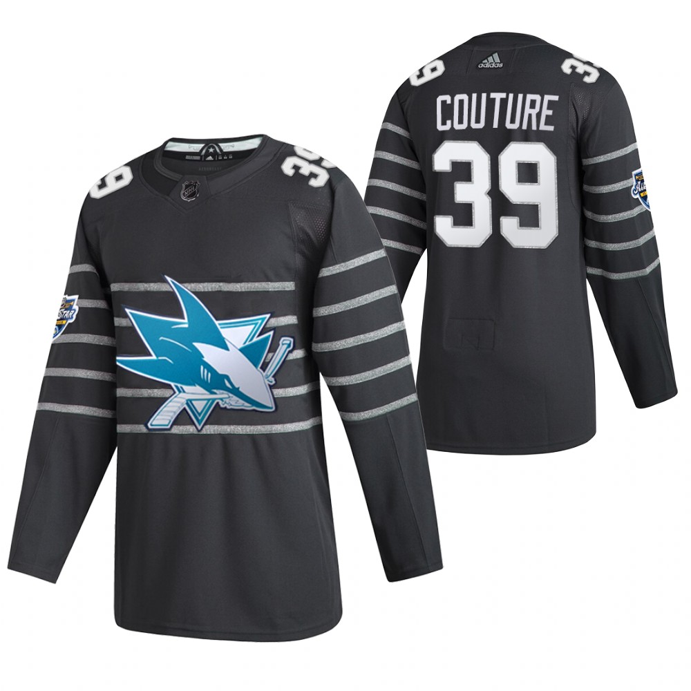 2020 NHL All-Star Game San Jose Sharks Logan Couture Gray Authentic Men's Jersey