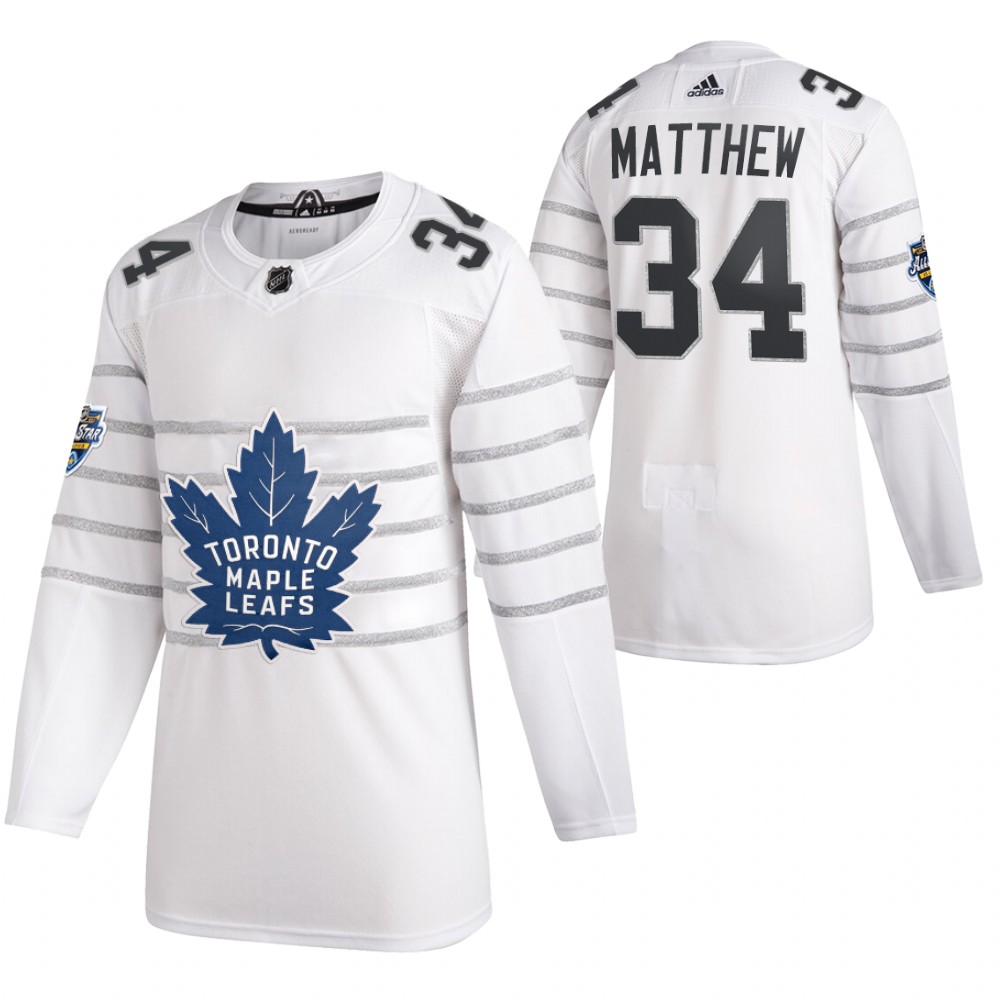 2020 NHL All-Star Game Toronto Maple Leafs Auston Matthews White Authentic Men's Jersey
