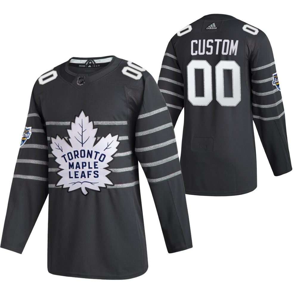 2020 NHL All-Star Game Toronto Maple Leafs Custom Gray Authentic Men's Jersey