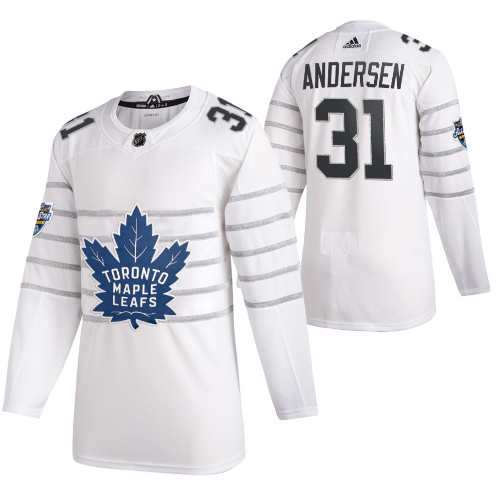 2020 NHL All-Star Game Toronto Maple Leafs Frederik Andersen White Authentic Men's Jersey