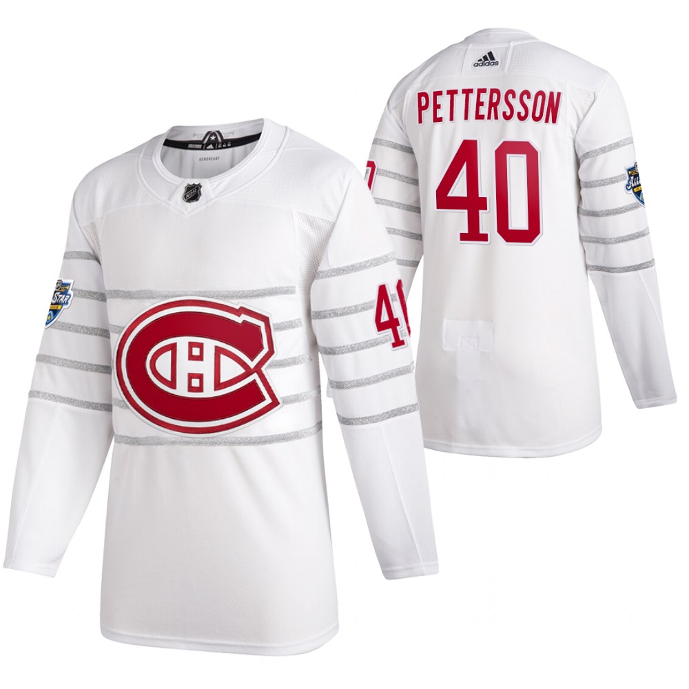 2020 NHL All-Star Game Vancouver Canucks Elias Pettersson White Authentic Men's Jersey