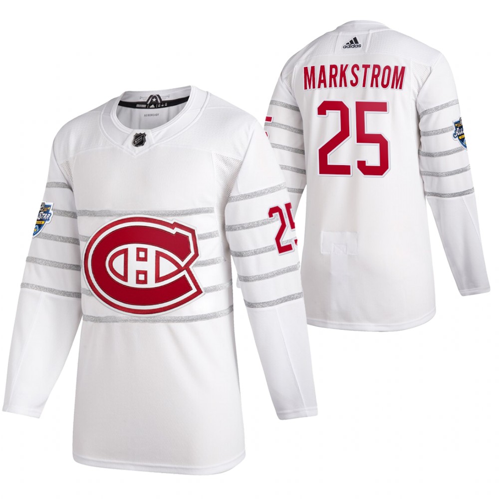 2020 NHL All-Star Game Vancouver Canucks Jacob Markstrom White Authentic Men's Jersey