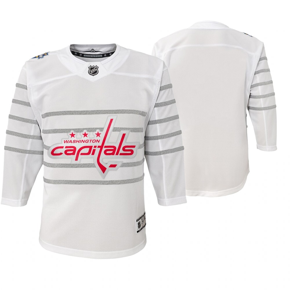 2020 NHL All-Star Game Washington Capitals White Premier Youth Jersey