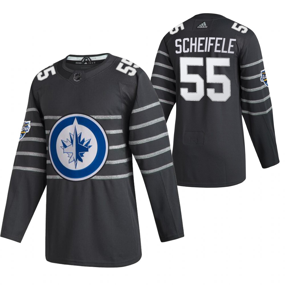 2020 NHL All-Star Game Winnipeg Jets Mark Scheifele Gray Authentic Men's Jersey