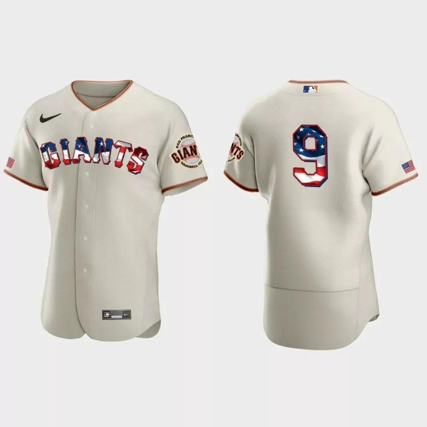 2020 Stars & Stripes San Francisco Giants Brandon Belt 4th of July Jersey – Cream