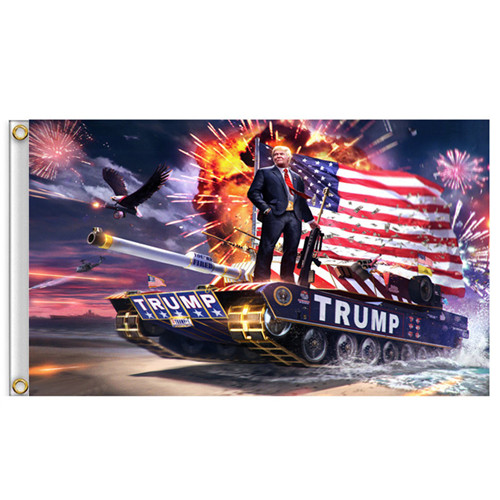 2020 USA President Flag For Donald Trump On Tank 3x5 Feet
