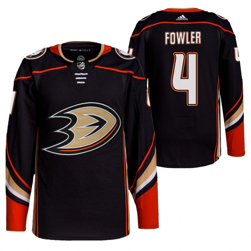 2021-22 Anaheim Ducks Cam Fowler Black Home Authentic Primegreen Jersey