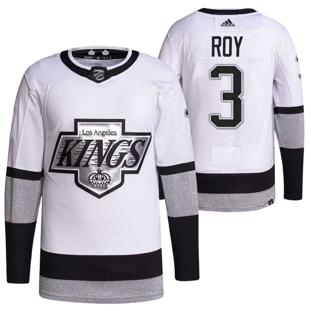2021-22 Los Angeles Kings Matt Roy White Primegreen Authentic Pro Alternate Jersey