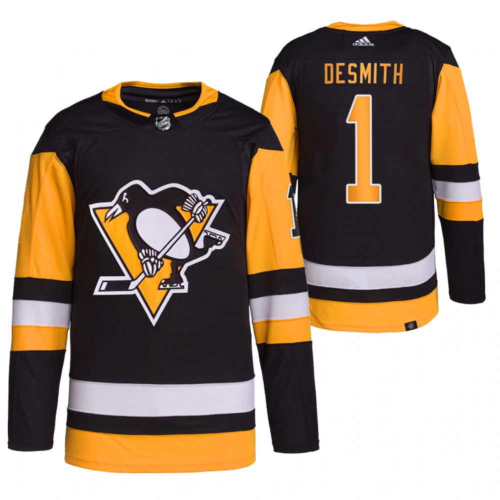 2021-22 Opening Night Pittsburgh Penguins Casey DeSmith Black Authentic Primegreen Jersey