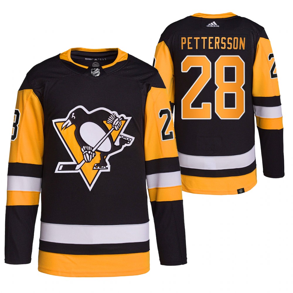 2021-22 Opening Night Pittsburgh Penguins Marcus Pettersson Black Authentic Primegreen Jersey