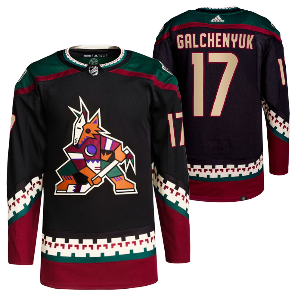 2021-22 Primegreen Authentic Arizona Coyotes Alex Galchenyuk Black Home Jersey