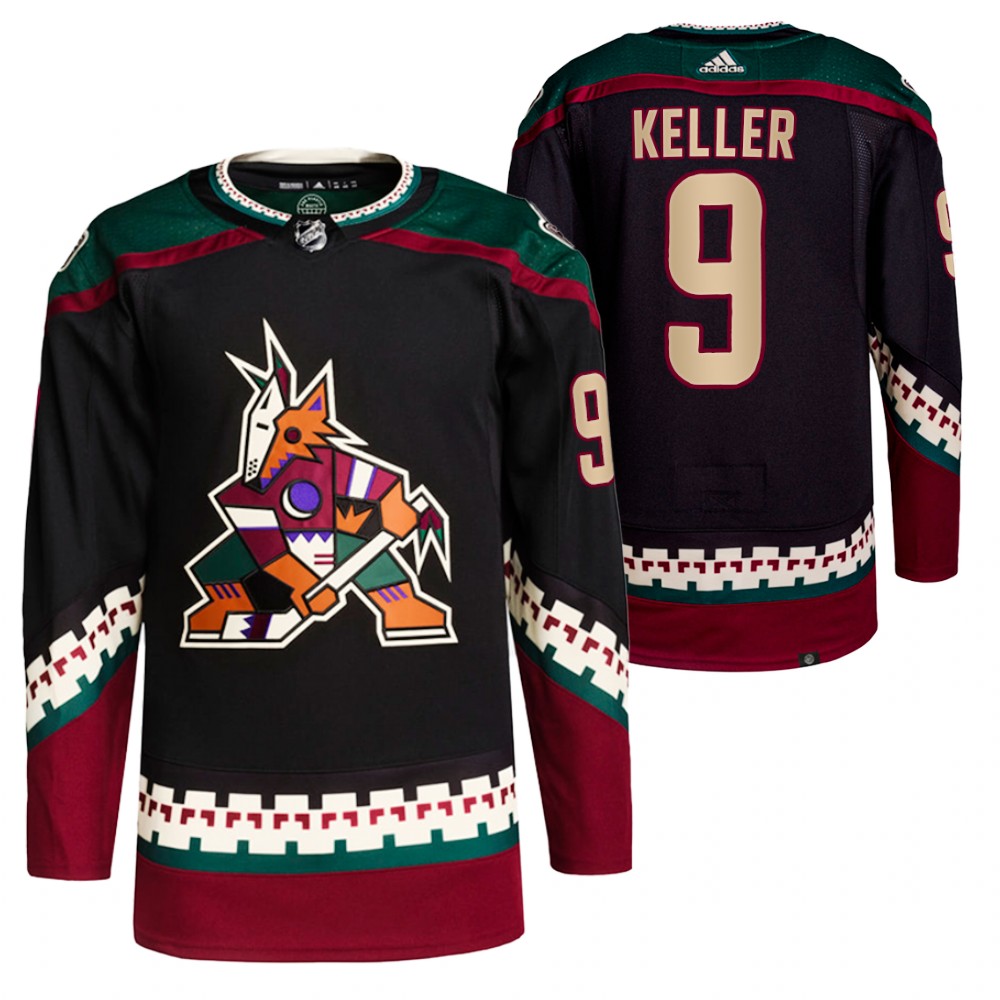2021-22 Primegreen Authentic Arizona Coyotes Clayton Keller Black Home Jersey