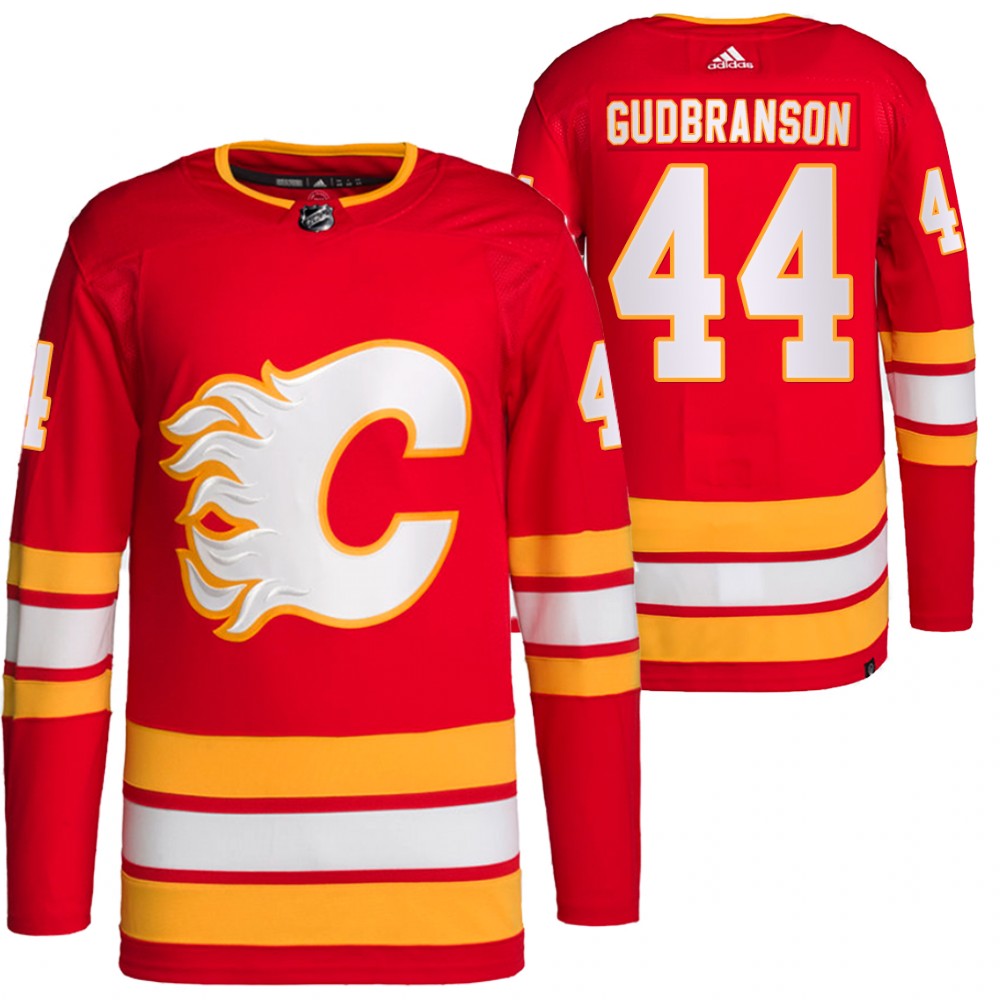2021-22 Primegreen Authentic Calgary Flames Erik Gudbranson Red Home Jersey