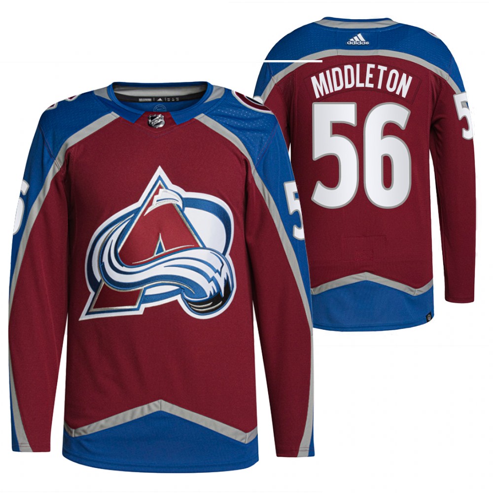 2021-22 Primegreen Authentic Colorado Avalanche Kurtis MacDermid Burgundy Home Jersey