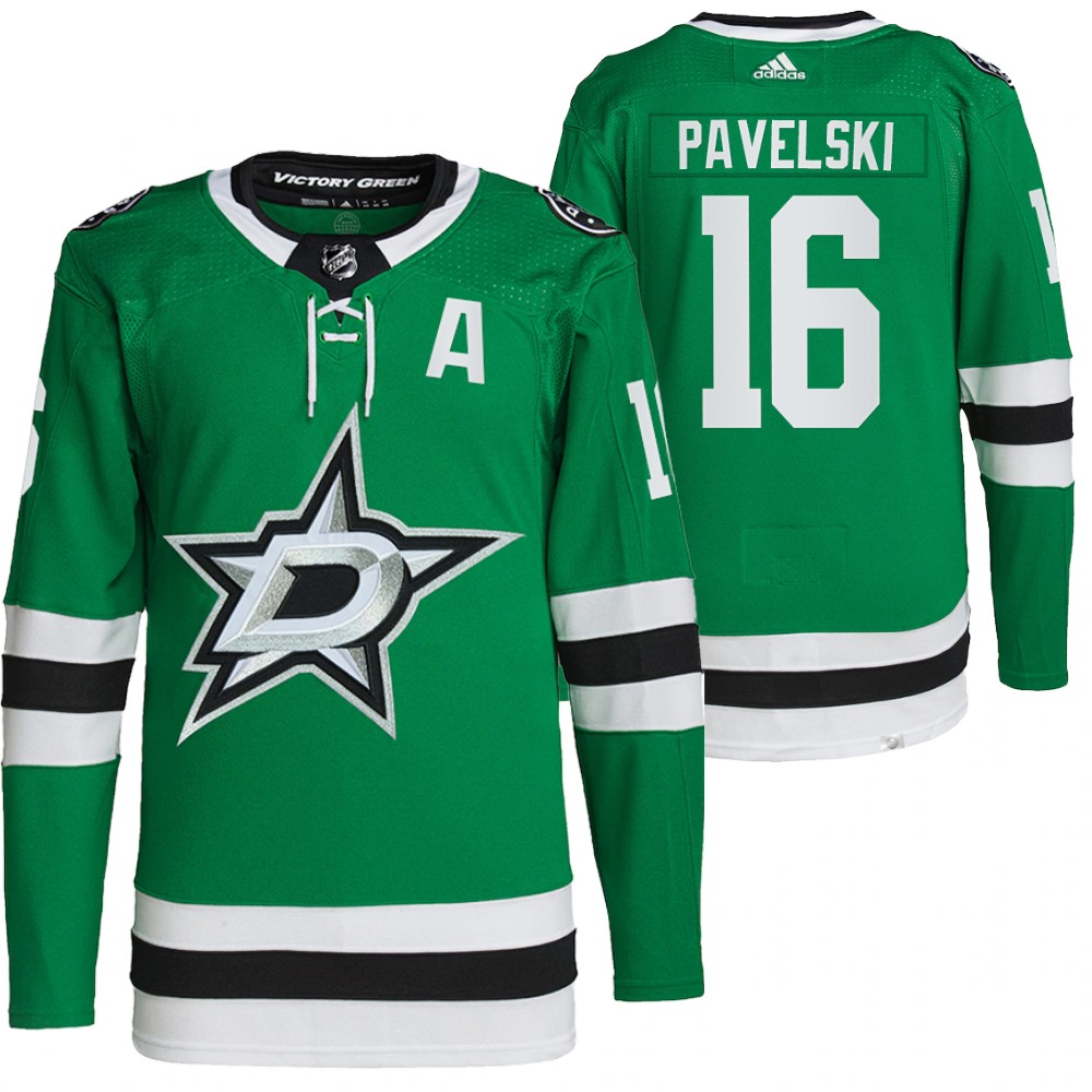 2021-22 Primegreen Authentic Dallas Stars Joe Pavelski Green Home Jersey