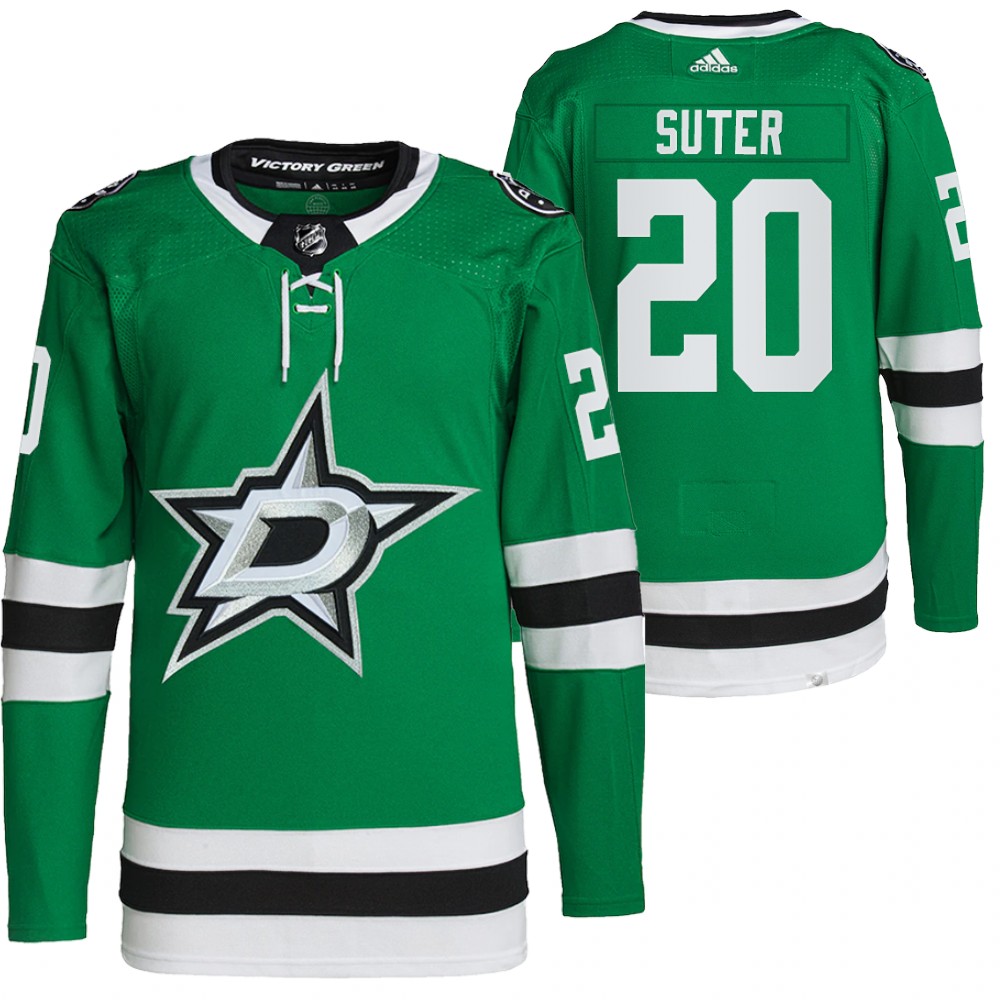 2021-22 Primegreen Authentic Dallas Stars Ryan Suter Green Home Jersey