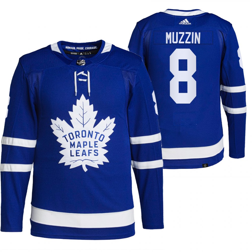2021-22 Primegreen Authentic Toronto Maple Leafs Jake Muzzin Blue Home Jersey