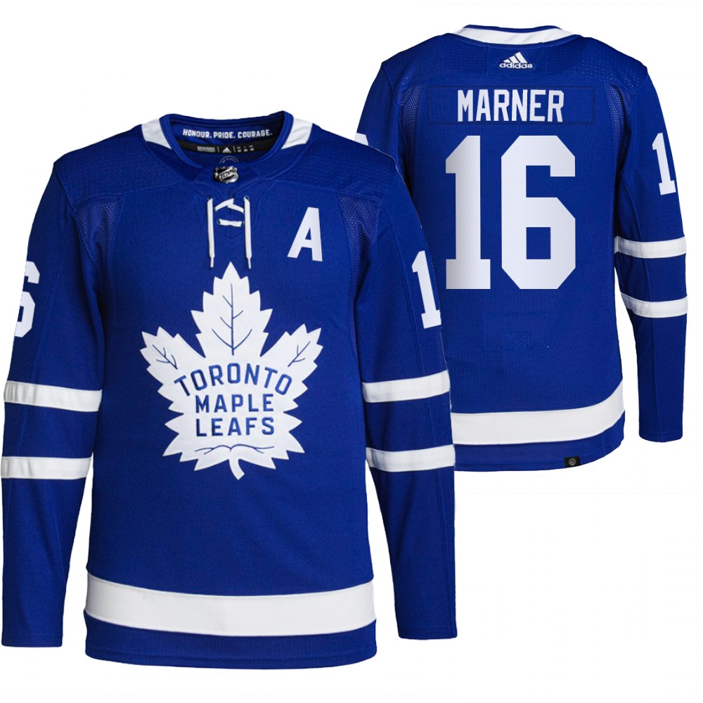 2021-22 Primegreen Authentic Toronto Maple Leafs Mitch Marner Blue Home Jersey