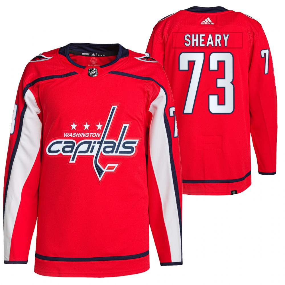 2021-22 Primegreen Authentic Washington Capitals Conor Sheary Red Home Jersey