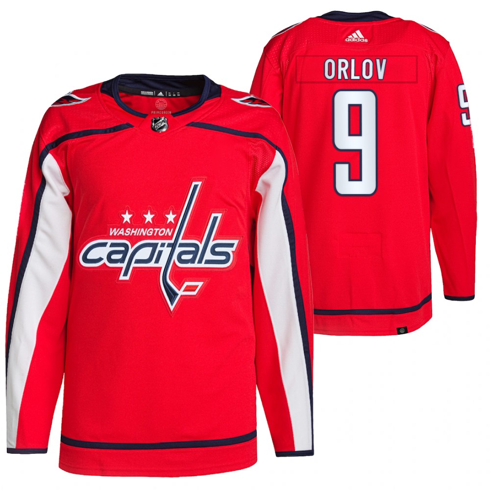 2021-22 Primegreen Authentic Washington Capitals Dmitry Orlov Red Home Jersey
