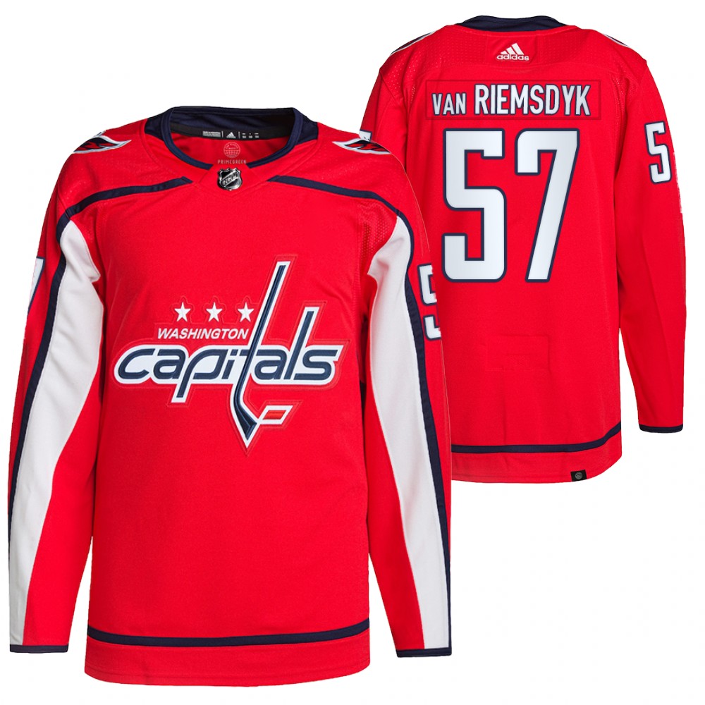 2021-22 Primegreen Authentic Washington Capitals Trevor van Riemsdyk Red Home Jersey