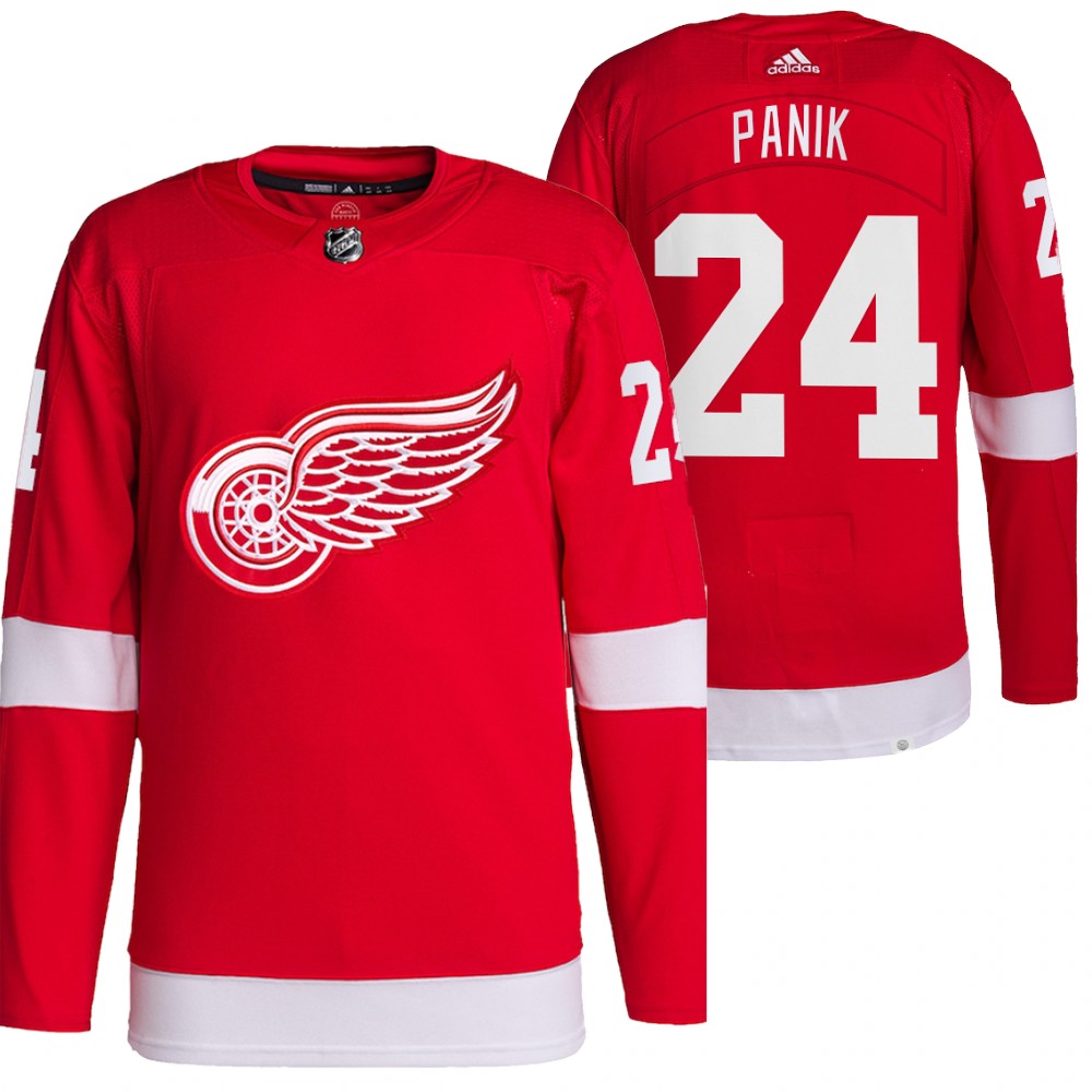 2021-22 Pro Authentic Detroit Red Wings Richard Panik Red Home Jersey