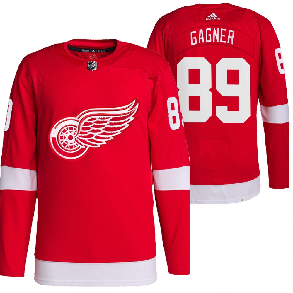 2021-22 Pro Authentic Detroit Red Wings Sam Gagner Red Home Jersey