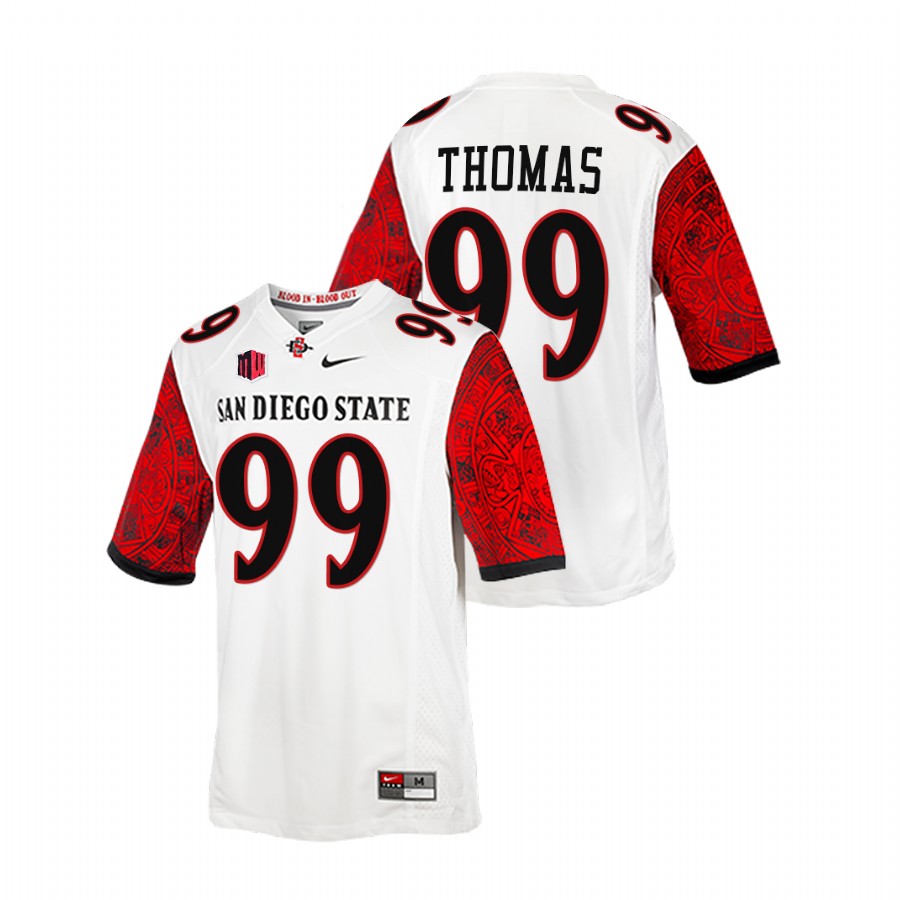 2021 22 san diego state aztecs cameron thomas white calendar football blood in blood out jersey