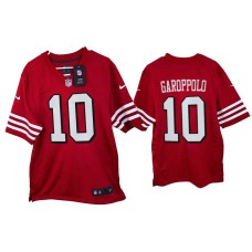2021 San Francisco 49ers #10 Jimmy Garoppolo Scarlet Game Throwback Jersey Jersey