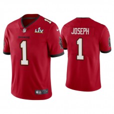 2021 Tampa Bay Buccaneers #1 Greg Joseph Red Super Bowl LIV Red Vapor Limited Jersey