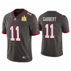 2021 Tampa Bay Buccaneers #11 Blaine Gabbert Pewter Super Bowl LIV Champions Pewter Vapor Limited Jersey