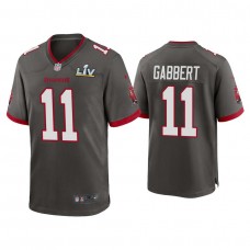 2021 Tampa Bay Buccaneers #11 Blaine Gabbert Pewter Super Bowl LIV Pewter Game Jersey