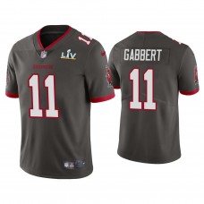 2021 Tampa Bay Buccaneers #11 Blaine Gabbert Pewter Super Bowl LIV Pewter Vapor Limited Jersey