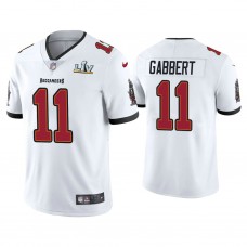 2021 Tampa Bay Buccaneers #11 Blaine Gabbert White Super Bowl LIV White Vapor Limited Jersey