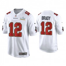 2021 Tampa Bay Buccaneers #12 Tom Brady White Super Bowl LIV White Game Fashion Jersey