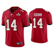 2021 Tampa Bay Buccaneers #14 Chris Godwin Red Super Bowl LIV Red Vapor Limited Jersey