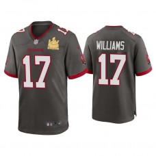 2021 Tampa Bay Buccaneers #17 Doug Williams Pewter Super Bowl LIV Champions Pewter Game Jersey