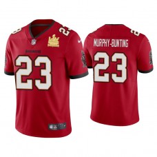 2021 Tampa Bay Buccaneers #23 Sean Murphy-Bunting Red Super Bowl LIV Champions Red Vapor Limited Jersey