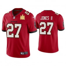 2021 Tampa Bay Buccaneers #27 Ronald Jones II Red Super Bowl LIV Champions Red Vapor Limited Jersey