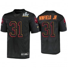 2021 Tampa Bay Buccaneers #31 Antoine Winfield Jr. Black Super Bowl LIV Jersey