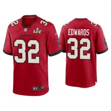 2021 Tampa Bay Buccaneers #32 Mike Edwards Red Super Bowl LIV Red Game Jersey