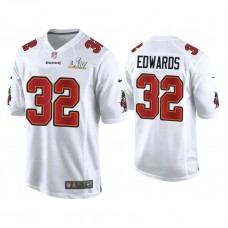 2021 Tampa Bay Buccaneers #32 Mike Edwards White Super Bowl LIV White Game Fashion Jersey