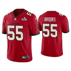2021 Tampa Bay Buccaneers #55 Derrick Brooks Red Super Bowl LIV Red Vapor Limited Jersey
