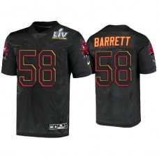 2021 Tampa Bay Buccaneers #58 Shaquil Barrett Black Super Bowl LIV Jersey