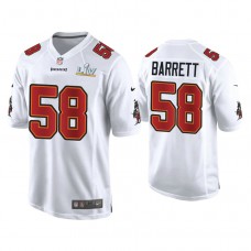 2021 Tampa Bay Buccaneers #58 Shaquil Barrett White Super Bowl LIV White Game Fashion Jersey