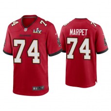2021 Tampa Bay Buccaneers #74 Ali Marpet Red Super Bowl LIV Red Game Jersey