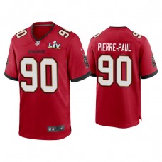 2021 Tampa Bay Buccaneers #90 Jason Pierre-Paul Red Super Bowl LIV Red Game Jersey