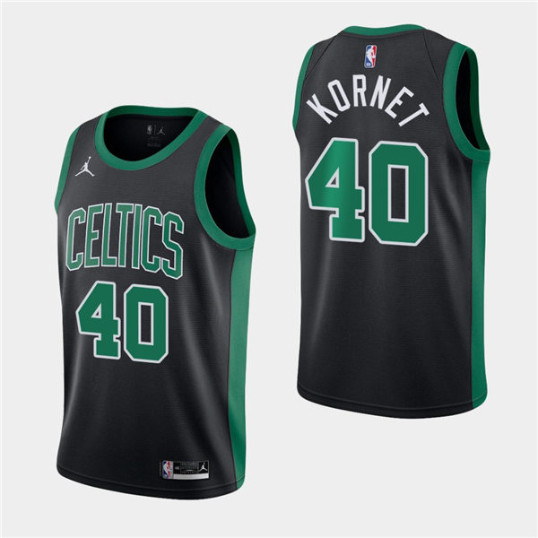 Boston Celtics Luke Kornet Black Jordan Statement Edition stitched Jersey #40